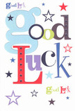 The heartfelt excitement of new opportunities in Stratford bursts from this card, where the jubilant message 'Good Luck' is rendered in a medley of vibrant shades and playful fonts. Soft pastel blues interlace with spirited scarlet reds, deep moss greens, and regal purples, each letter arranged as if carefully painted in a local artist's studio. Dots of lemony lime, delicate lilac, and midnight navy form a lively dance of stars across the pristine white backdrop-mirroring the bright, hopeful moods that ripple through our community before a big event or new adventure. The surface, though perfectly smooth, hints at the tactile satisfaction of premium cardstock-inviting fingertips to linger on each word. There's a magical optimism woven through the composition, as if a friend from down the road had pressed it into your hand with a knowing smile. Crafted for moments of change-new jobs, fresh starts, or important exams-this card from Stratford carries a gentle wish: that hope and encouragement will light the way, just as our local florists add a finishing touch of beauty and support to every bouquet delivered nearby.